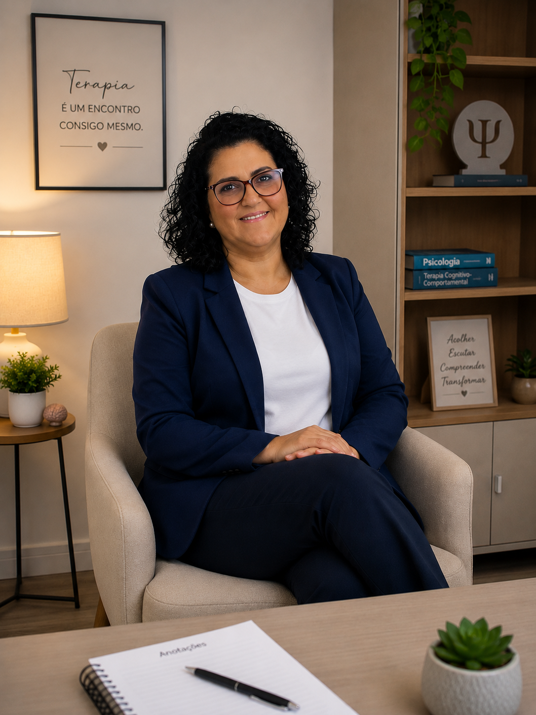 Silvia Rossetto em seu consultório